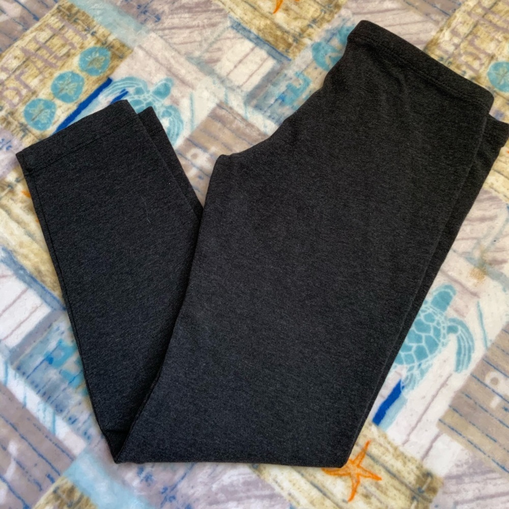 Hard Tail Forever Grey Cropped Leggings